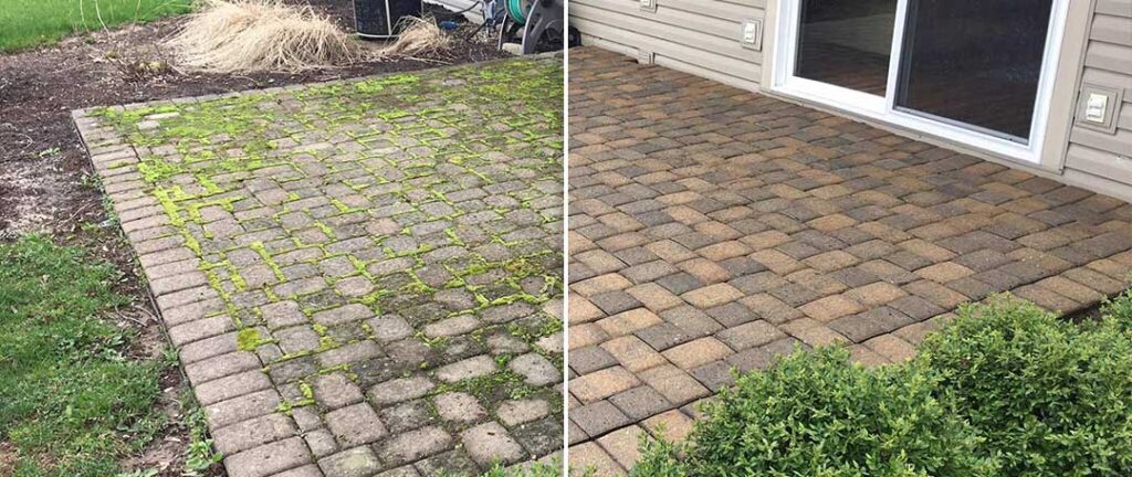 brick paver power washing