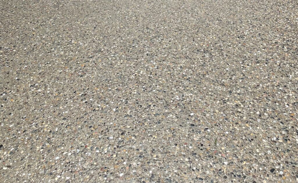 exposed aggregate concrete