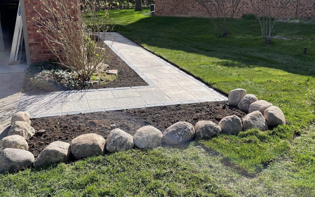 paver stone walkway