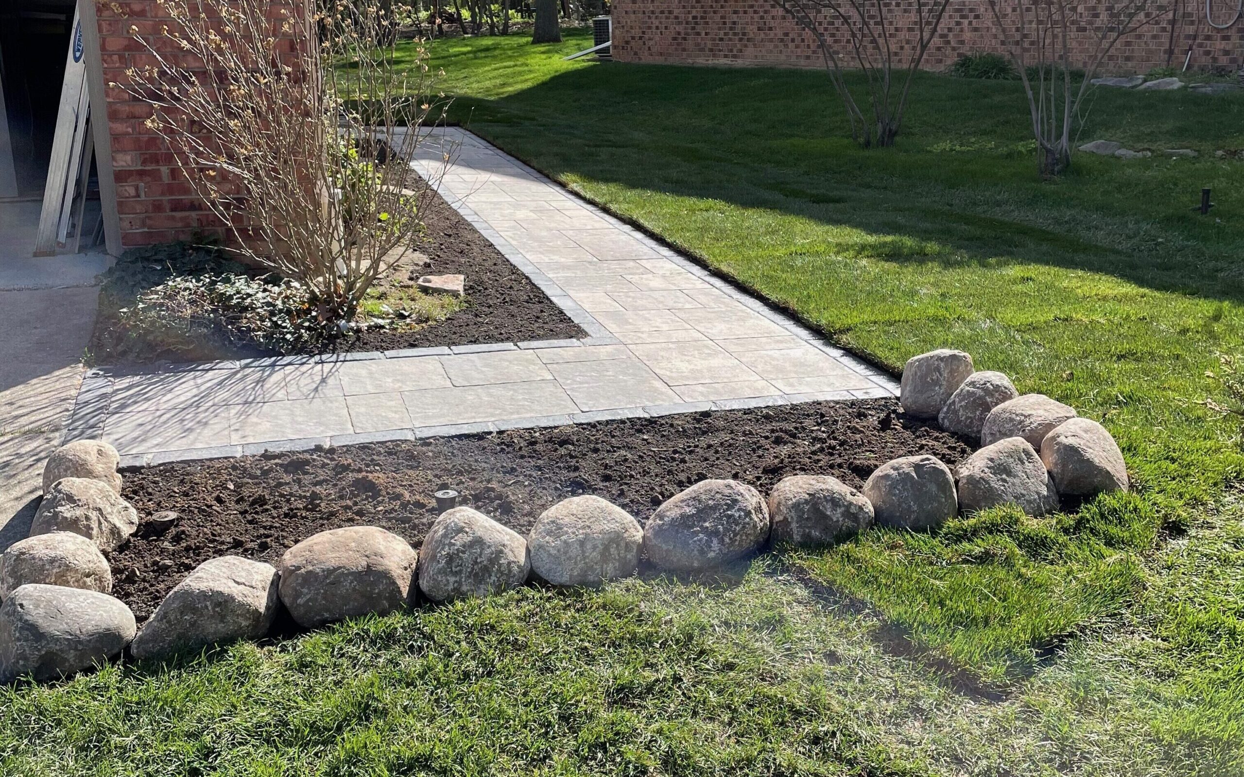 stone walkway